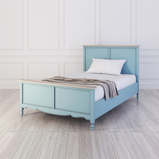 Кровать односпальная Leblanc, голубая