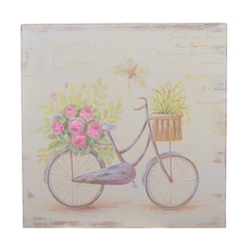 Панно Велосипед с цветами FRT1930