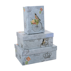 Набор коробок с птичкой ( из 3 шт.) LPH-56