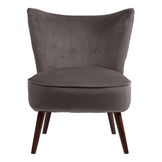 Кресло Vermont Chair Темно-серый Велюр DG-F-ACH491-4