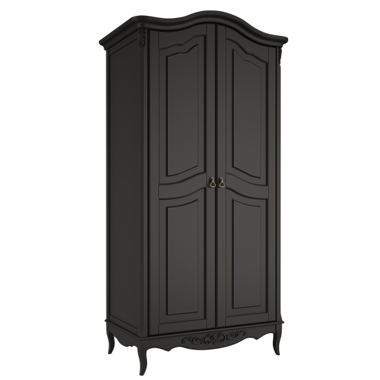 Шкаф 2 двери Belverom Black (черный)