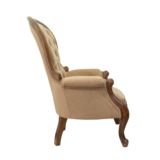 Классическое кресло Madre light brown