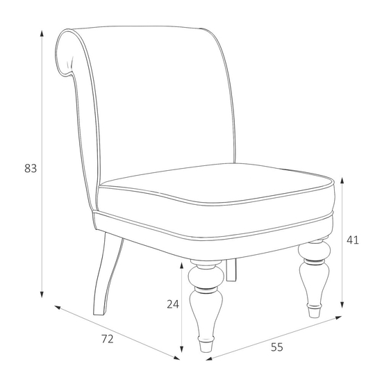 Кресло Лира M16-W-B16