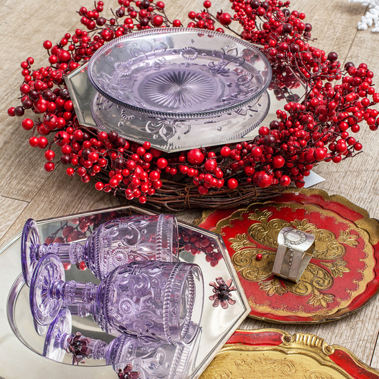 Комплект тарелок "Королевская лилия" (3 штуки)