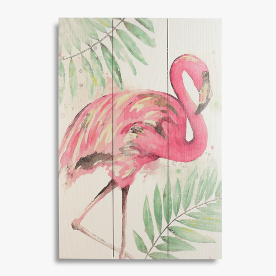 Панно настенное Pink flamingo