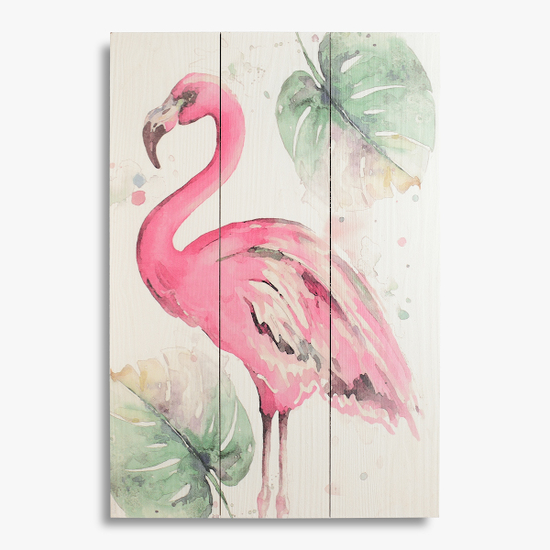 Панно Pink flamingo