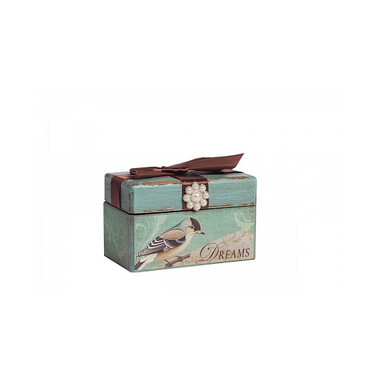 Декоративная коробка с бархатной лентой Tiffany DG-D-822A