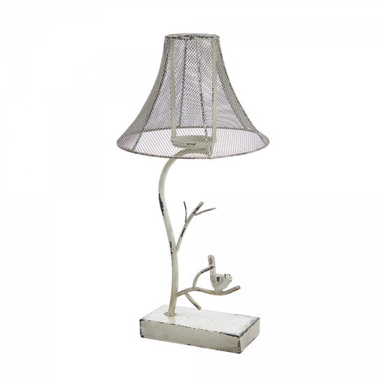 Подсвечник декор - лампа с птичкой QX561-1109