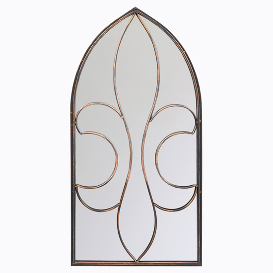 Настенное зеркало «Флореаль» (бронзовый антик) 5690