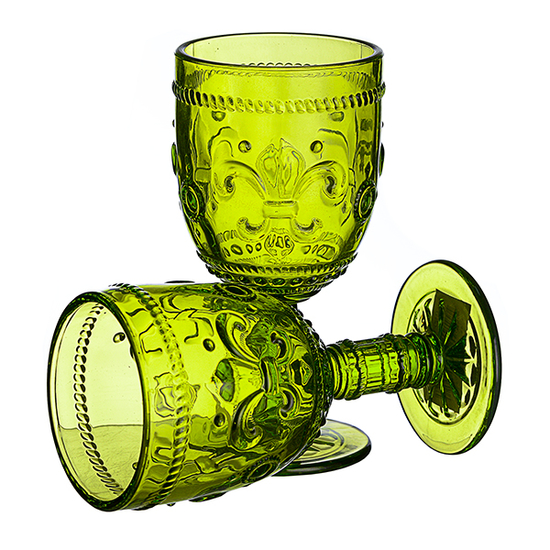 Бокал для вина Дикая зеленая лилия (набор 6шт)