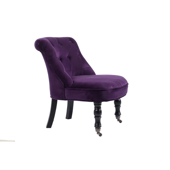 Кресло Ribbone Фиолетовый Вельвет DG-F-ACH442-3
