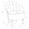 Кресло Шелли M15-W-B10