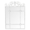 Настенное зеркало «Равель» (белый антик)