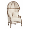 Кресло с капюшоном Versailles Chair Белый Лен DG-F-ACH407-1